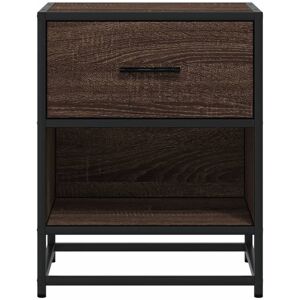 Borough Wharf Bedside Cabinet Brown Oak 40X31x50 Cm Engineered Wood Brown Oak 50cm H X 40cm W X 31cm D Borough Wharf Bedside Cabinet Brown Oak 40X31x50 Cm Engineered Wood Brown Oak 50cm H X 40cm W X 31cm D