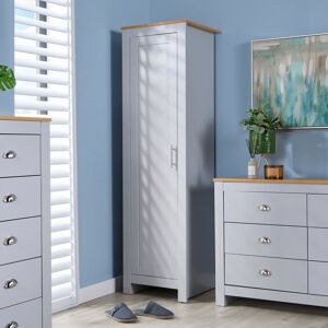 17 Stories Camden 1 Door Bedroom Storage Wardrobe Grey 180cm H X 50cm W X 49.5cm D 17 Stories Camden 1 Door Bedroom Storage Wardrobe Grey 180cm H X 50cm W X 49.5cm D