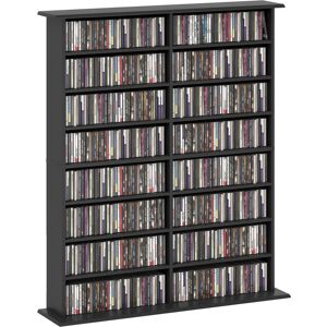 Latitude Run 123.7cm H Media Shelves Black 123.7cm H X 106.5cm W X 24cm D Latitude Run 123.7cm H Media Shelves Black 123.7cm H X 106.5cm W X 24cm D
