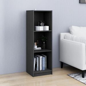 Ebern Designs Germ 110Cm H x 36Cm W Solid Wood Standard Bookcase Grey 110cm H X 36cm W X 33cm D Ebern Designs Germ 110Cm H x 36Cm W Solid Wood Standard Bookcase Grey 110cm H X 36cm W X 33cm D