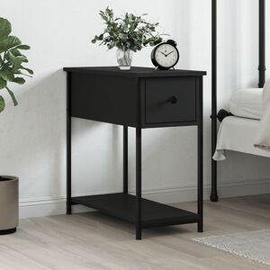 Borough Wharf Gelueck 1 Drawer Bedside Table Black 60cm H X 30cm W X 60cm D Borough Wharf Gelueck 1 Drawer Bedside Table Black 60cm H X 30cm W X 60cm D