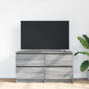 17 Stories TV Cabinet 100X35x54 Cm Engineered Wood Grey Sonoma 40" 17 Stories TV Cabinet 100X35x54 Cm Engineered Wood Grey Sonoma 40"