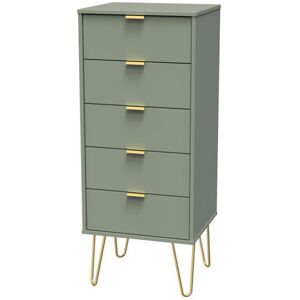 Canora Grey Fully Assembled Aletriz 5 - Drawer Chest of Drawers Reed Green 107.5cm H X 39.5cm W X 41.5cm D Canora Grey Fully Assembled Aletriz 5 - Drawer Chest of Drawers Reed Green 107.5cm H X 39.5cm W X 41.5cm D