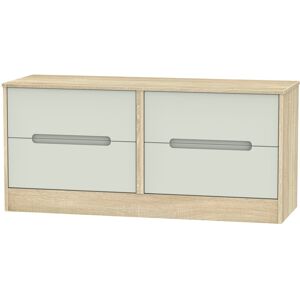 17 Stories Fully Assembled Vernon 4 Drawer Chest Kashmir Matt/Bardolino Oak 50.5cm H X 112cm W X 41.5cm D 17 Stories Fully Assembled Vernon 4 Drawer Chest Kashmir Matt/Bardolino Oak 50.5cm H X 112cm W X 41.5cm D