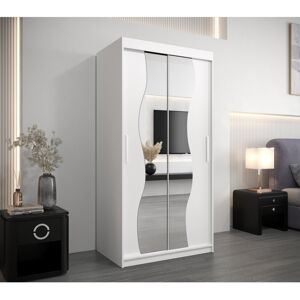 Metro Plainsboro 2 Door Wardrobe White Matt 200Cm H x 100Cm W x 62Cm D Metro Plainsboro 2 Door Wardrobe White Matt 200Cm H x 100Cm W x 62Cm D