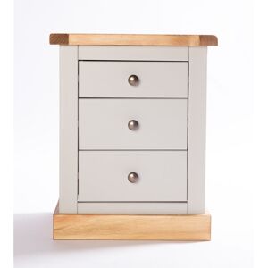 August Grove Clarke 3 Drawer Bedside Table Grey/Antique Brass 56cm H X 45cm W X 40cm D August Grove Clarke 3 Drawer Bedside Table Grey/Antique Brass 56cm H X 45cm W X 40cm D