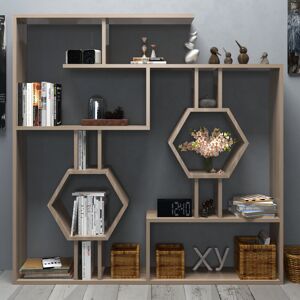 Zipcode Design Swenson Bookcase Cordoba 134cm H X 134cm W X 22cm D Zipcode Design Swenson Bookcase Cordoba 134cm H X 134cm W X 22cm D