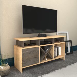 Latitude Run Huegel TV Stand for TVs up to 55" Oak/Wenge 55" Latitude Run Huegel TV Stand for TVs up to 55" Oak/Wenge 55"