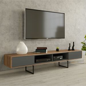 Ebern Designs Largo TV Stand for TVs up to 70" Natural/Grey 70" Ebern Designs Largo TV Stand for TVs up to 70" Natural/Grey 70"