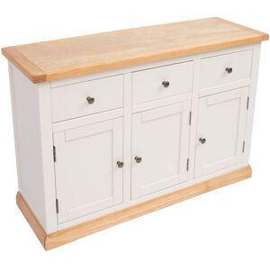 Longshore Tides 3+3 Sideboard Off White/Dark Brown/Brown 80cm H X 120cm W X 40cm D Longshore Tides 3+3 Sideboard Off White/Dark Brown/Brown 80cm H X 120cm W X 40cm D