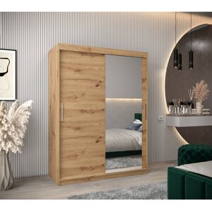Brayden Studio Armoney 2 Door Wardrobe Artisan Oak 200cm H X 150cm W X 62cm D Brayden Studio Armoney 2 Door Wardrobe Artisan Oak 200cm H X 150cm W X 62cm D