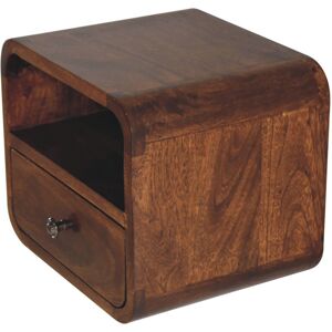 George Oliver Dormington 30cm W Solid Wood Bedside Table Chesnut 25cm H X 30cm W X 25cm D George Oliver Dormington 30cm W Solid Wood Bedside Table Chesnut 25cm H X 30cm W X 25cm D