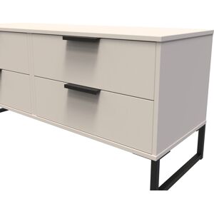 Ebern Designs Fully Assembled Luecinda 4 - Drawer Chest of Drawers Kashmir Matt 50.5cm H X 112cm W X 41.5cm D Ebern Designs Fully Assembled Luecinda 4 - Drawer Chest of Drawers Kashmir Matt 50.5cm H X 112cm W X 41.5cm D