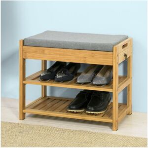 Rosalind Wheeler 4 Pair Shoe Storage Bench Brown/Grey 4 Rosalind Wheeler 4 Pair Shoe Storage Bench Brown/Grey 4