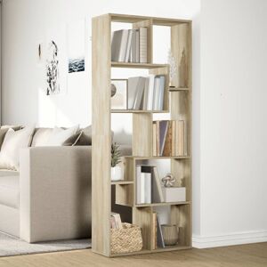 George Oliver Parkerville 161.5cm H x 67cm W Bookcase Sonoma Oak 161.5cm H X 67cm W X 25cm D George Oliver Parkerville 161.5cm H x 67cm W Bookcase Sonoma Oak 161.5cm H X 67cm W X 25cm D
