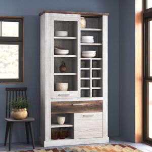Gracie Oaks Nuzzo Display Cabinet White 212cm H X 109.8cm W X 41.3cm D Gracie Oaks Nuzzo Display Cabinet White 212cm H X 109.8cm W X 41.3cm D