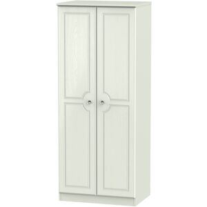 Rosalind Wheeler Fully Assembled 2 Door Wardrobe Kashmir Matt Veneer 182.5cm H X 74cm W X 53cm D Rosalind Wheeler Fully Assembled 2 Door Wardrobe Kashmir Matt Veneer 182.5cm H X 74cm W X 53cm D
