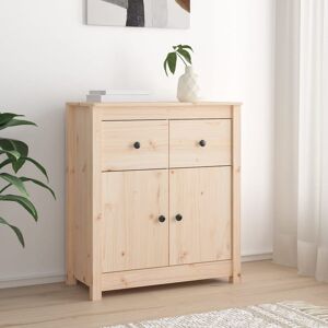 Marlow Home Co. 70" Wide 2 Drawer Pine Solid Wood Sideboard Brown 80cm H X 70cm W Marlow Home Co. 70" Wide 2 Drawer Pine Solid Wood Sideboard Brown 80cm H X 70cm W