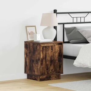 Metro Bedside Cabinet 39 X 34.5 X 50 Cm Engineered Wood Smoked Oak 50cm H X 39cm W X 34.5cm D Metro Bedside Cabinet 39 X 34.5 X 50 Cm Engineered Wood Smoked Oak 50cm H X 39cm W X 34.5cm D