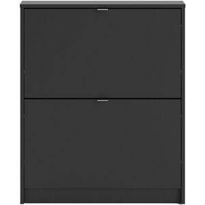 Ebern Designs 6 Pair Stackable Shoe Storage Cabinet Matte Black 6 Ebern Designs 6 Pair Stackable Shoe Storage Cabinet Matte Black 6