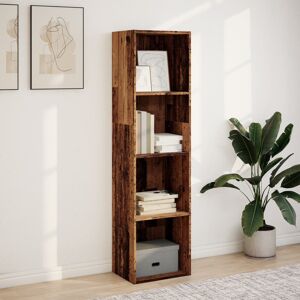 Latitude Run Analuisa Bookcase Old Wood (3 Shelves) 152cm H x 40cm W x 30cm D Latitude Run Analuisa Bookcase Old Wood (3 Shelves) 152cm H x 40cm W x 30cm D