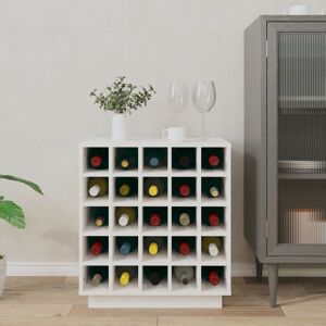 Brayden Studio Tyrel 25 Bottle Solid Wood Floor Wine Bottle & Glass Rack White 61cm H X 55.5cm W X 34cm D Brayden Studio Tyrel 25 Bottle Solid Wood Floor Wine Bottle & Glass Rack White 61cm H X 55.5cm W X 34cm D