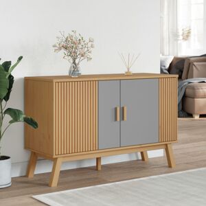 Norden Home Joanna 114cm Sideboard Grey/Brown 73.5cm H X 114cm W X 43cm D Norden Home Joanna 114cm Sideboard Grey/Brown 73.5cm H X 114cm W X 43cm D