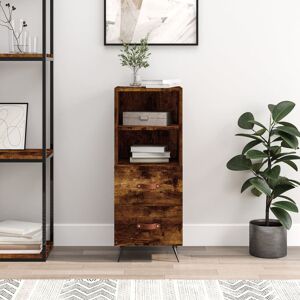 George Oliver Anaelle 2 - Drawer Chest of Drawers Smoked Oak 90cm H X 34.5cm W X 34cm D George Oliver Anaelle 2 - Drawer Chest of Drawers Smoked Oak 90cm H X 34.5cm W X 34cm D