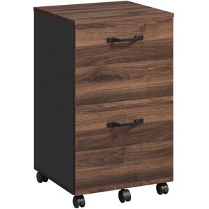 Union Rustic Franny 2 Drawer Filing Cabinet Natural Walnut/Black 70cm H X 42cm W X 40cm D Union Rustic Franny 2 Drawer Filing Cabinet Natural Walnut/Black 70cm H X 42cm W X 40cm D