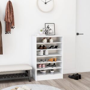 Ebern Designs Shoe Cabinet Engineered Wood White 14 Ebern Designs Shoe Cabinet Engineered Wood White 14