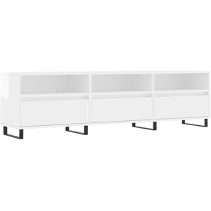 17 Stories Mevlude TV Stand for TVs up to 65" High Gloss White 65" 17 Stories Mevlude TV Stand for TVs up to 65" High Gloss White 65"