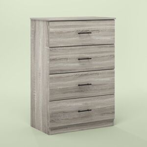 Latitude Run Ameil 4 Drawer 69.9Cm W Chest of Drawers French Oak 102.4cm H X 69.9cm W X 40.1cm D Latitude Run Ameil 4 Drawer 69.9Cm W Chest of Drawers French Oak 102.4cm H X 69.9cm W X 40.1cm D