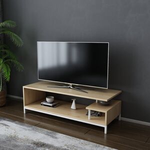 Blue Elephant Reily TV Stand for TVs up to 50" White/Oak 50" Blue Elephant Reily TV Stand for TVs up to 50" White/Oak 50"