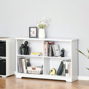 Ebern Designs Venetta Bookcase White 76.5cm H X 118.2cm W X 29.5cm D Ebern Designs Venetta Bookcase White 76.5cm H X 118.2cm W X 29.5cm D