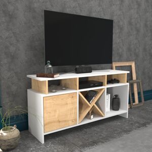 Latitude Run Huegel TV Stand for TVs up to 55" Sapphire/White 55" Latitude Run Huegel TV Stand for TVs up to 55" Sapphire/White 55"
