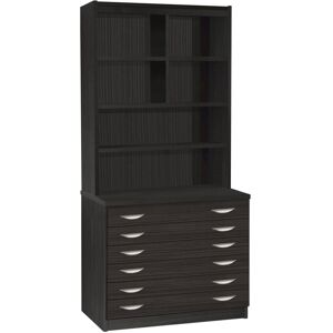 Ebern Designs Brendalynn 4 -Drawer Storage Cabinet Black Havana 182cm H X 85cm W X 54cm D Ebern Designs Brendalynn 4 -Drawer Storage Cabinet Black Havana 182cm H X 85cm W X 54cm D