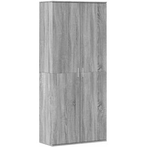 17 Stories Highboard 80 X 35 X 180 Cm Engineered Wood Grey Sonoma 180cm H X 80cm W X 35cm D 17 Stories Highboard 80 X 35 X 180 Cm Engineered Wood Grey Sonoma 180cm H X 80cm W X 35cm D