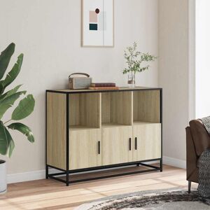 Borough Wharf Sideboard 100X35x76 Cm Engineered Wood Sonoma Oak 76cm H X 100cm W X 35cm D Borough Wharf Sideboard 100X35x76 Cm Engineered Wood Sonoma Oak 76cm H X 100cm W X 35cm D