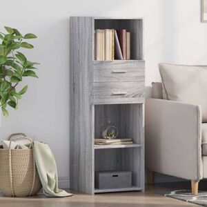 Borough Wharf Highboard Engineered Wood Grey Sonoma 48.8" H x 15.7" W x 16.7" D Borough Wharf Highboard Engineered Wood Grey Sonoma 48.8" H x 15.7" W x 16.7" D