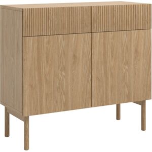 Alpen Home Cantey 2 - Drawer Chest of Drawers Brown 90cm H X 100cm W X 38cm D Alpen Home Cantey 2 - Drawer Chest of Drawers Brown 90cm H X 100cm W X 38cm D