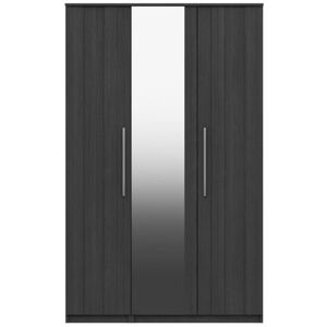 Ebern Designs Mcginley 3 Door Wardrobe Graphite Woodgrain 185.2cm H X 114.6cm W X 52.3cm D Ebern Designs Mcginley 3 Door Wardrobe Graphite Woodgrain 185.2cm H X 114.6cm W X 52.3cm D