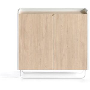 Ebern Designs 16 Pair Shoe Storage Cabinet White/Light Oak 15 Ebern Designs 16 Pair Shoe Storage Cabinet White/Light Oak 15