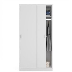 Latitude Run Tabinowski 2 Door Manufactured Wood Wardrobe Natural 200cm H X 100cm W X 50cm D Latitude Run Tabinowski 2 Door Manufactured Wood Wardrobe Natural 200cm H X 100cm W X 50cm D
