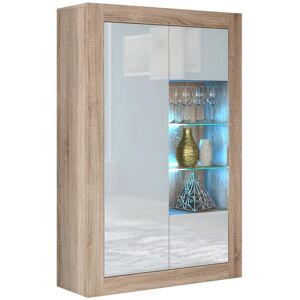 Metro Arnella 93cm Wide Sideboard Oak/White 140cm H X 90.2cm W X 35cm D Metro Arnella 93cm Wide Sideboard Oak/White 140cm H X 90.2cm W X 35cm D