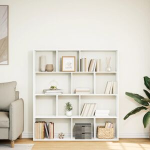 Latitude Run Book Cabinet 132X29x141.5 Cm Engineered Wood White 141.5cm H X 132cm W X 29cm D Latitude Run Book Cabinet 132X29x141.5 Cm Engineered Wood White 141.5cm H X 132cm W X 29cm D