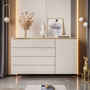 Fairmont Park Mccullagh Chest of Drawers Gold 76cm H X 140cm W X 40cm D Fairmont Park Mccullagh Chest of Drawers Gold 76cm H X 140cm W X 40cm D
