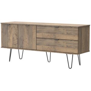 Corrigan Studio Fully Assembled Menifee 79 Cm Wide 2 Drawer Sideboard Vintage Oak 76cm H X 79cm W X 40cm D Corrigan Studio Fully Assembled Menifee 79 Cm Wide 2 Drawer Sideboard Vintage Oak 76cm H X 79cm W X 40cm D