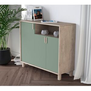 Ebern Designs 16 Pair Shoe Storage Cabinet Light Oak Green 16 Ebern Designs 16 Pair Shoe Storage Cabinet Light Oak Green 16