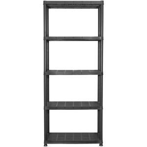 Symple Stuff Khacheres 5 Shelf Shelving Unit Black 170cm H x 71cm W x 38cm D Symple Stuff Khacheres 5 Shelf Shelving Unit Black 170cm H x 71cm W x 38cm D
