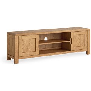 Union Rustic Muscotah Sussex Oak TV Unit Medium Wood 160cm W Union Rustic Muscotah Sussex Oak TV Unit Medium Wood 160cm W